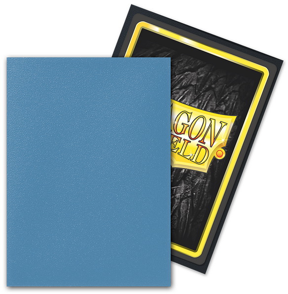 [DM04] Dragon Shield - Confezione 100 Standard Size Matte Dual Sleeves Lagoon