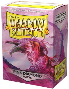 Dragon Shield - Confezione 100 Sleeves Standard Matte Pink Diamond