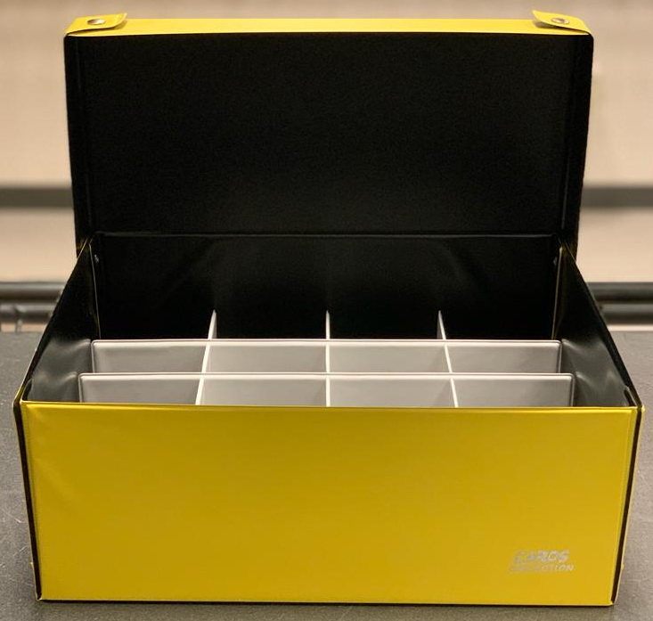 Cards Collection - Scatola per Bustine da 20 spazi Yellow/White