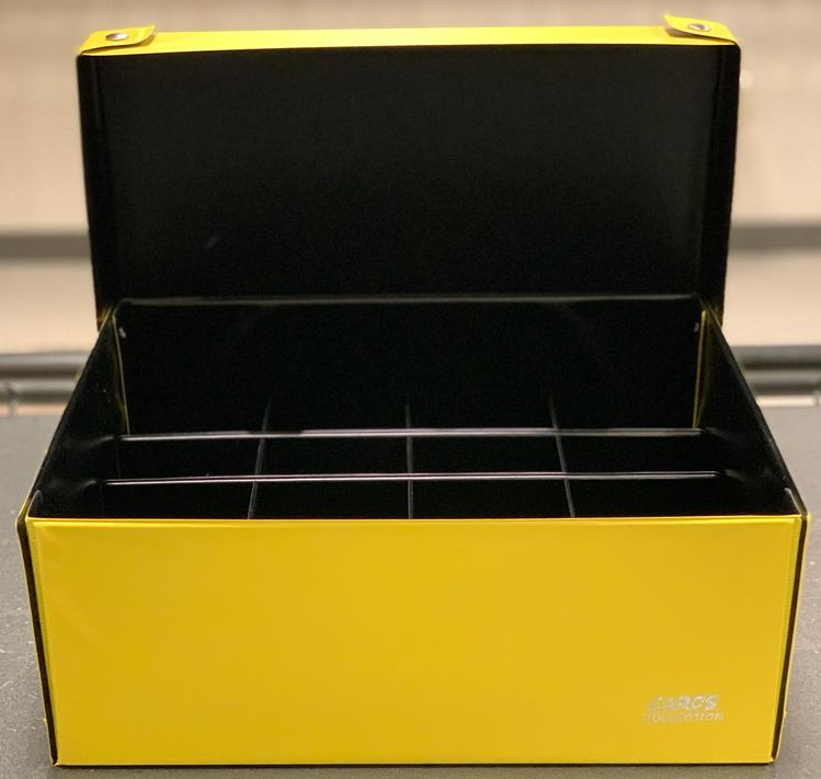Cards Collection - Scatola per Bustine da 20 spazi Yellow/Black