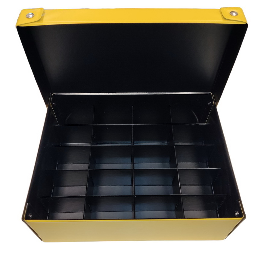 Cards Collection - Scatola Toploader da 20 spazi Yellow/Black