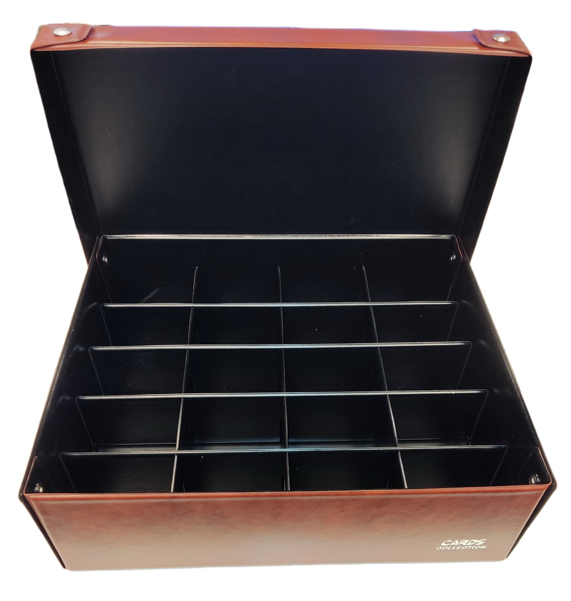 Cards Collection - Scatola Toploader da 20 spazi Havana/Black