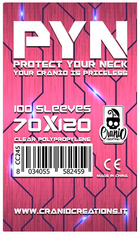 PYN - Confezione 100 Board Game Sleeves Soft Tarot 70x120 mm