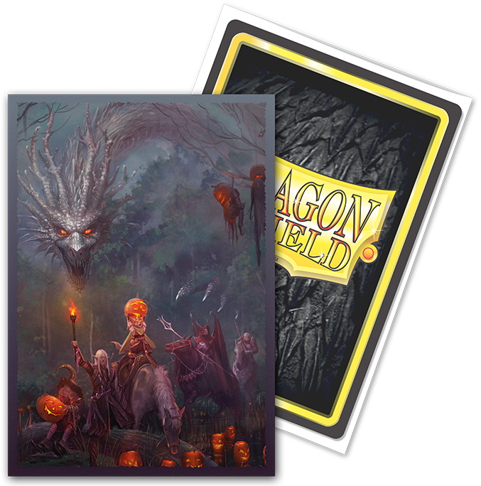 [A10] Dragon Shield - Confezione 60 Sleeves Japanese Size Art Brushed Halloween 2022