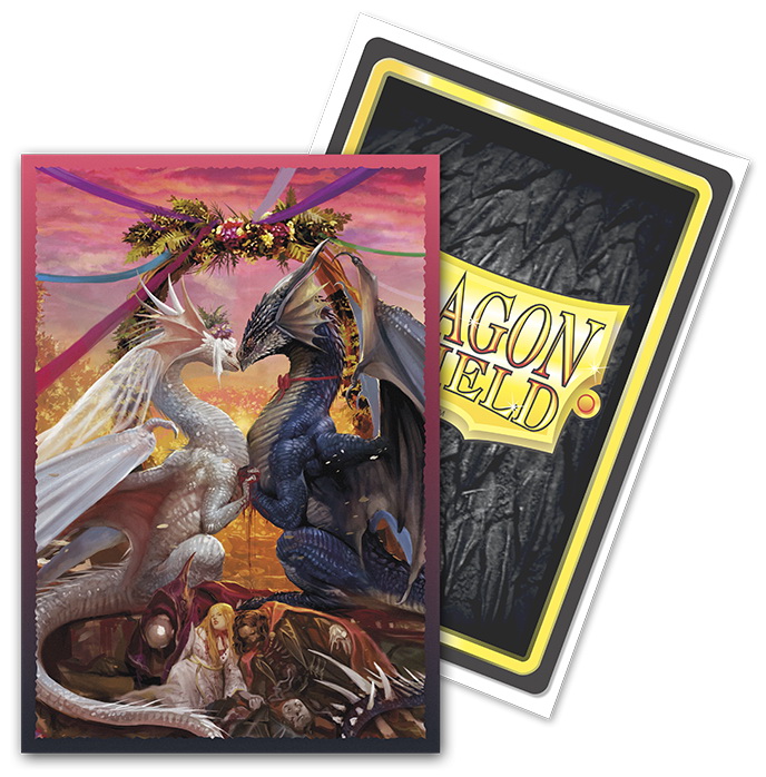 [A13] Dragon Shield - Confezione 60 Sleeves Japanese Size Art Brushed Valentine Dragon 2023