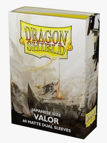 Dragon Shield - Confezione 60 Japanese Size Matte Dual Sleeves Valor