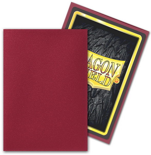 Dragon Shield - Confezione 60 Sleeves Japanese Size Matte Blood Red