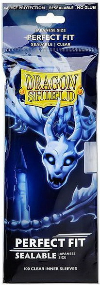 Dragon Shield - Confezione 100 Sleeves Japanese Size Perfect Fit Sealable