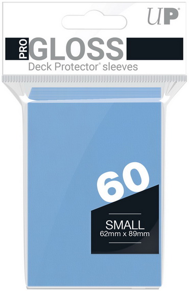 Ultra-PRO - Confezione 60 Sleeves Small size PRO-Gloss Light Blue