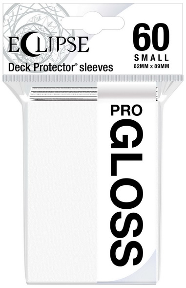Ultra-PRO - Confezione 60 Sleeves Small size Eclipse Pro Gloss Artic White