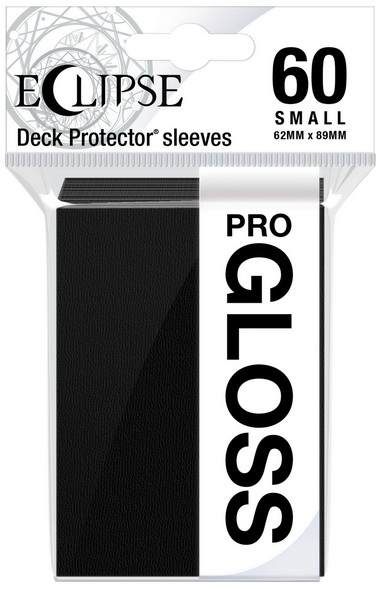 Ultra-PRO - Confezione 60 Sleeves Small size Eclipse Pro Gloss Jet Black