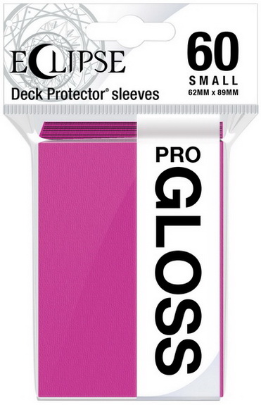 Ultra-PRO - Confezione 60 Sleeves Small size Eclipse Pro Gloss Hot Pink