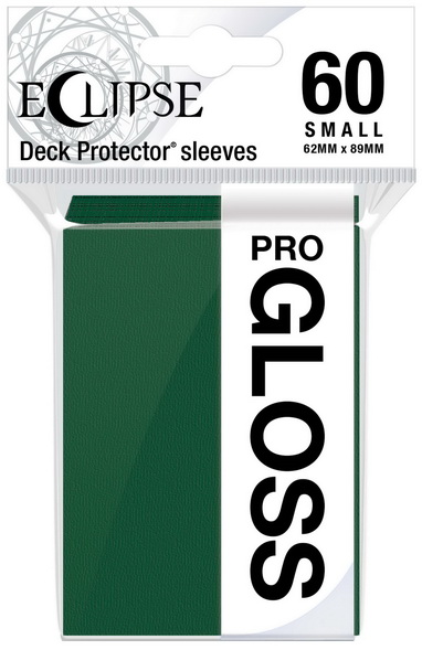 Ultra-PRO - Confezione 60 Sleeves Small size Eclipse Pro Gloss Forest Green