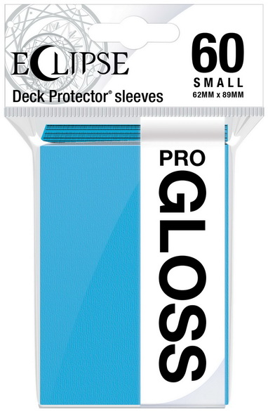 Ultra-PRO - Confezione 60 Sleeves Small size Eclipse Pro Gloss Sky Blue