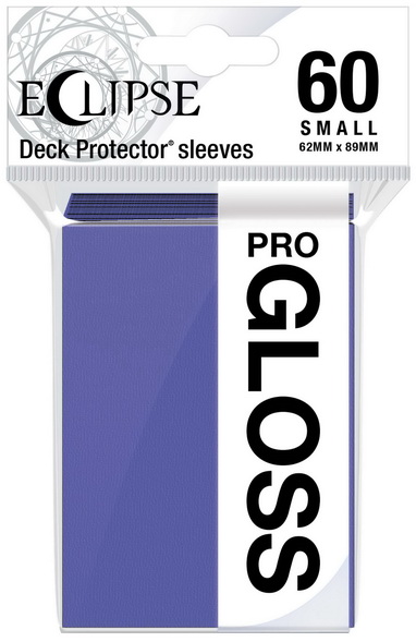 Ultra-PRO - Confezione 60 Sleeves Small size Eclipse Pro Gloss Royal Purple