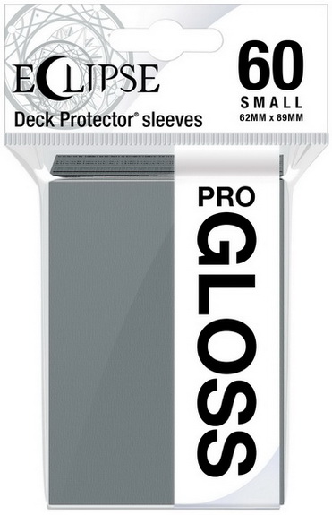 Ultra-PRO - Confezione 60 Sleeves Small size Eclipse Pro Gloss Smoke Grey