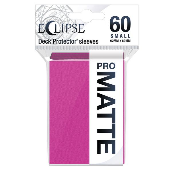 Ultra-PRO - Confezione 60 Sleeves Small size Eclipse Pro Matte Hot Pink