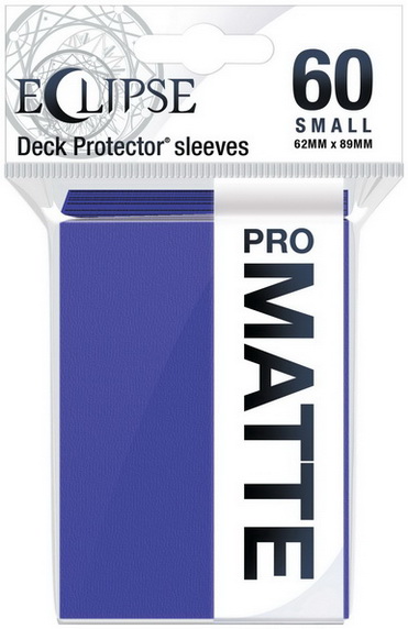 Ultra-PRO - Confezione 60 Sleeves Small size Eclipse Pro Matte Royal Purple