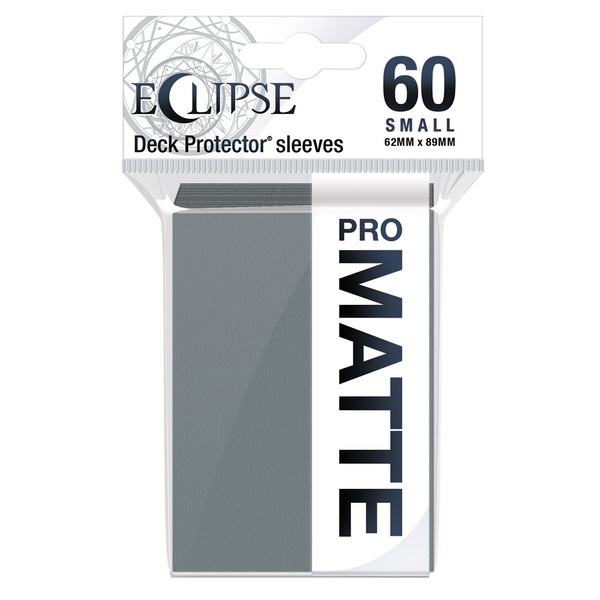 Ultra-PRO - Confezione 60 Sleeves Small size Eclipse Pro Matte Smoke Grey