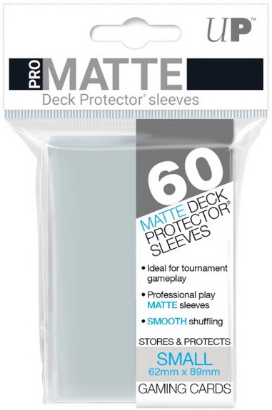 Ultra-PRO - Confezione 60 Sleeves Small size Pro-Matte Clear