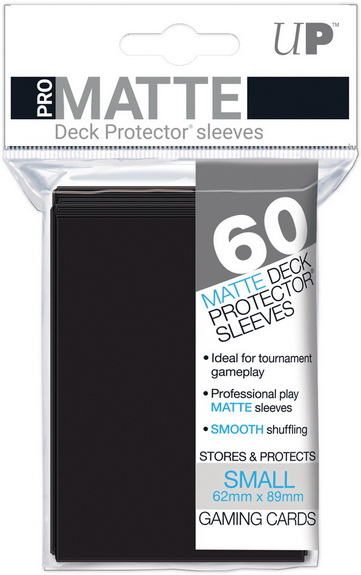Ultra-PRO - Confezione 60 Sleeves Small size Pro-Matte Black