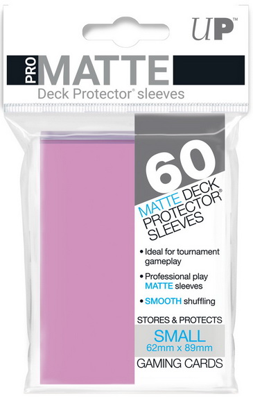 Ultra-PRO - Confezione 60 Sleeves Small size Pro-Matte Pink
