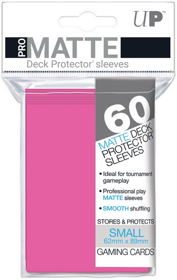 Ultra-PRO - Confezione 60 Sleeves Small size Pro-Matte Bright Pink