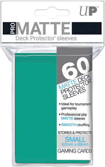 Ultra-PRO - Confezione 60 Sleeves Small size Pro-Matte Aqua