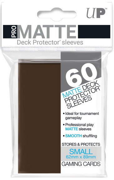 Ultra-PRO - Confezione 60 Sleeves Small size Pro-Matte Brown