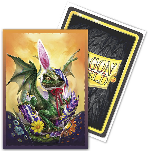 [A61] Dragon Shield - Conf. 100 Standard Size Sleeves Art Easter Dragon 2022