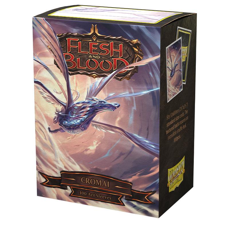 [A106] Dragon Shield - Confezione 100 Sleeves Standard Matte Flesh&Blood Cromai