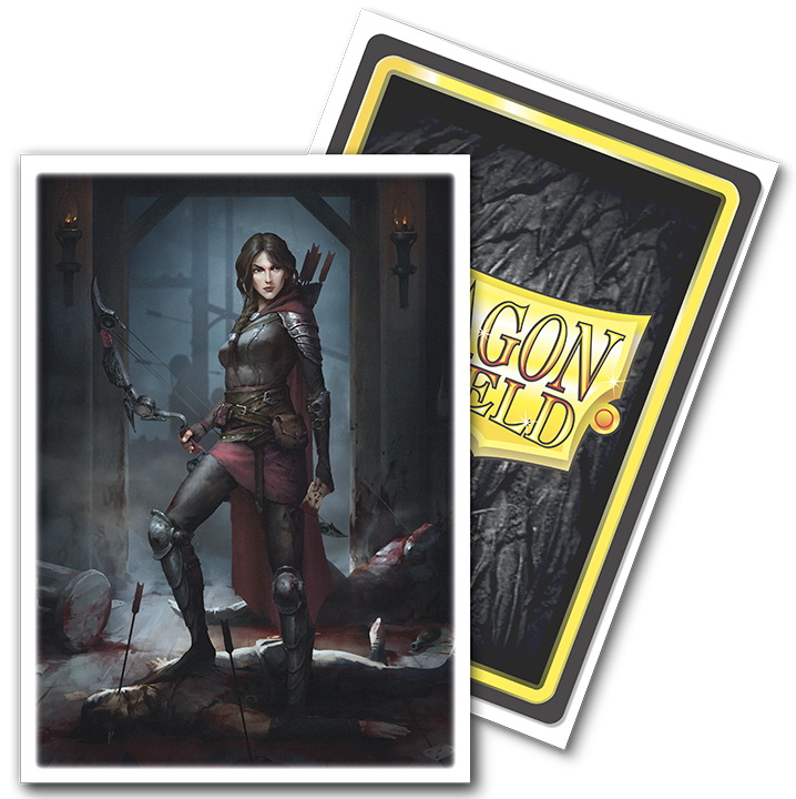 [A108] Dragon Shield - Confezione 100 Sleeves Standard Size Matte Flesh&Blood Azalea