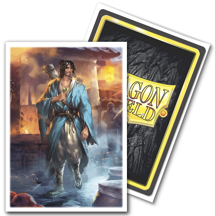 [A109] Dragon Shield - Confezione 100 Sleeves Standard Size Matte Flesh&Blood Katsu