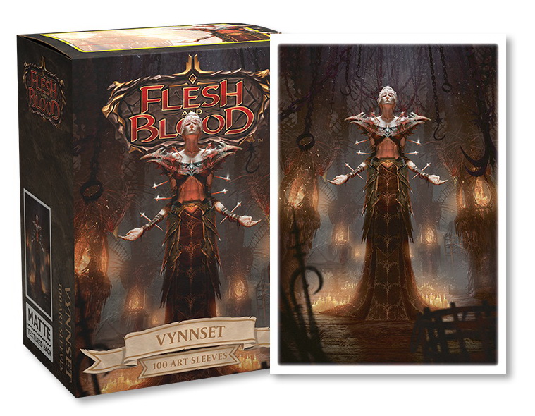 [A115] Dragon Shield - Confezione 100 Sleeves Standard Matte Flesh&Blood Vynnset