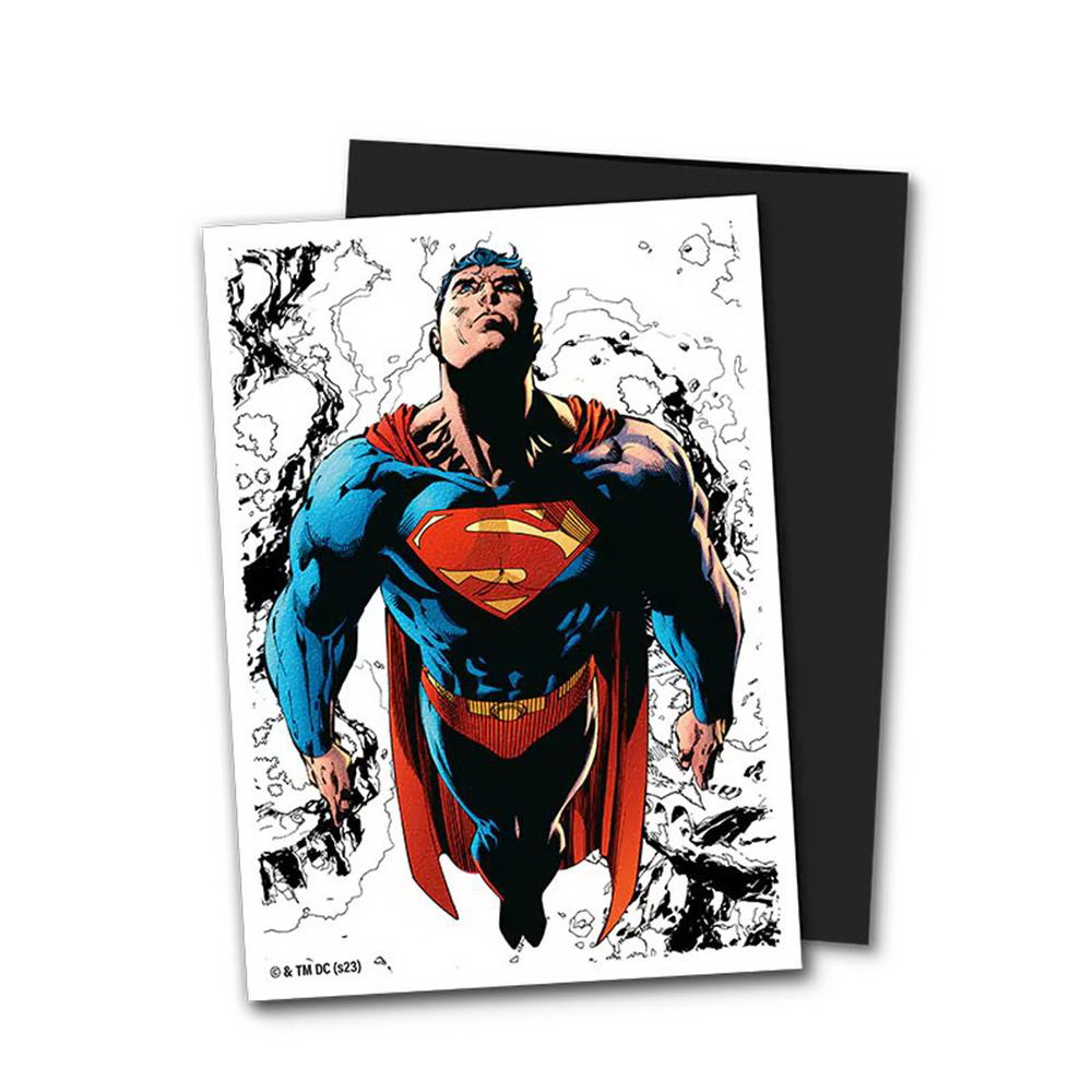 [A118] Dragon Shield - Confezione 100 Sleeves Standard Size Art Brushed Superman Core (Full Color)