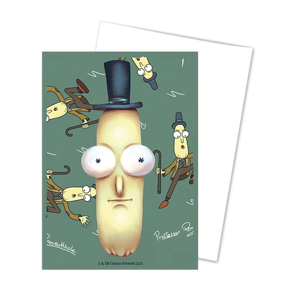 [A123] Dragon Shield - Confezione 100 Sleeves Standard Size Art Brushed Rick and Morty: Mr. Poopy Bu