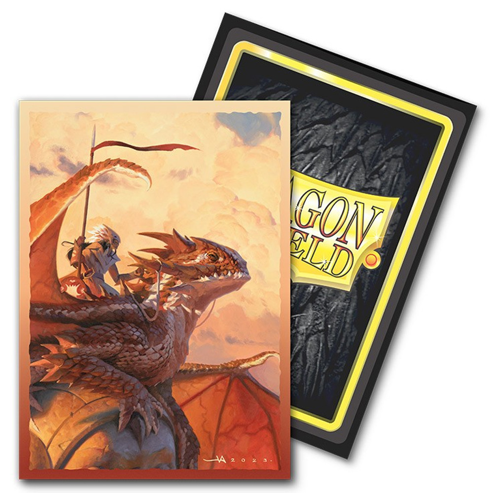 [A124] Dragon Shield - Confezione 100 Sleeves Standard Size Art Matte The Adameer