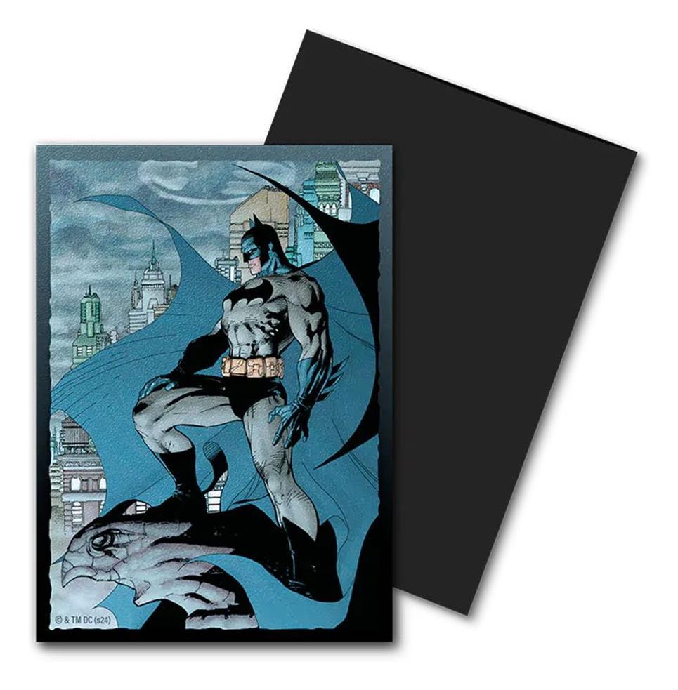 [A133] Dragon Shield - Confezione 100 Sleeves Standard Size Art Matte Dual Batman (No.5)