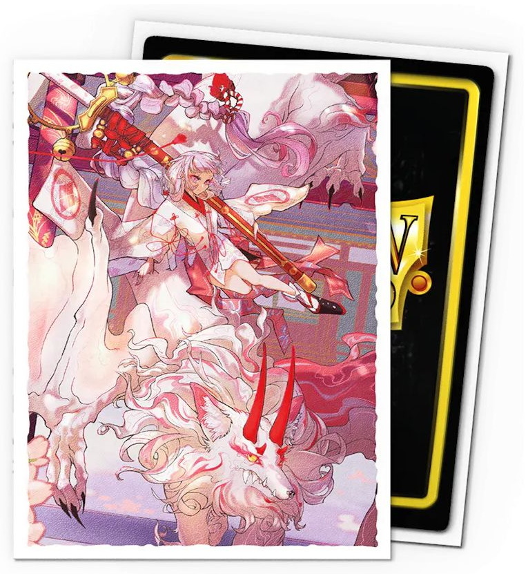 [A135] Dragon Shield - Confezione 100 Sleeves Standard Size Art Matte Demon Hunters
