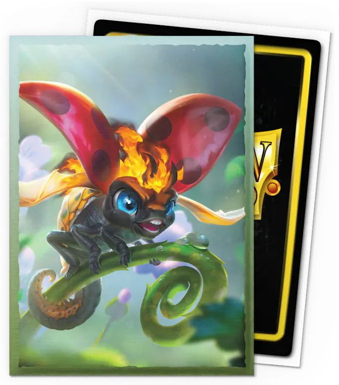 [A138] Dragon Shield - Confezione 100 Sleeves Standard Size Art Brushed The Burnbug