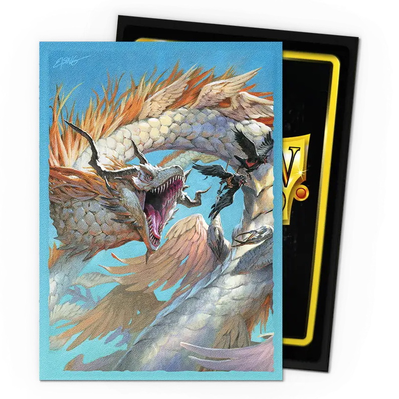 [A144] Dragon Shield - Confezione 100 Sleeves Standard Size Art Matte Dual Art The Ejsingandr