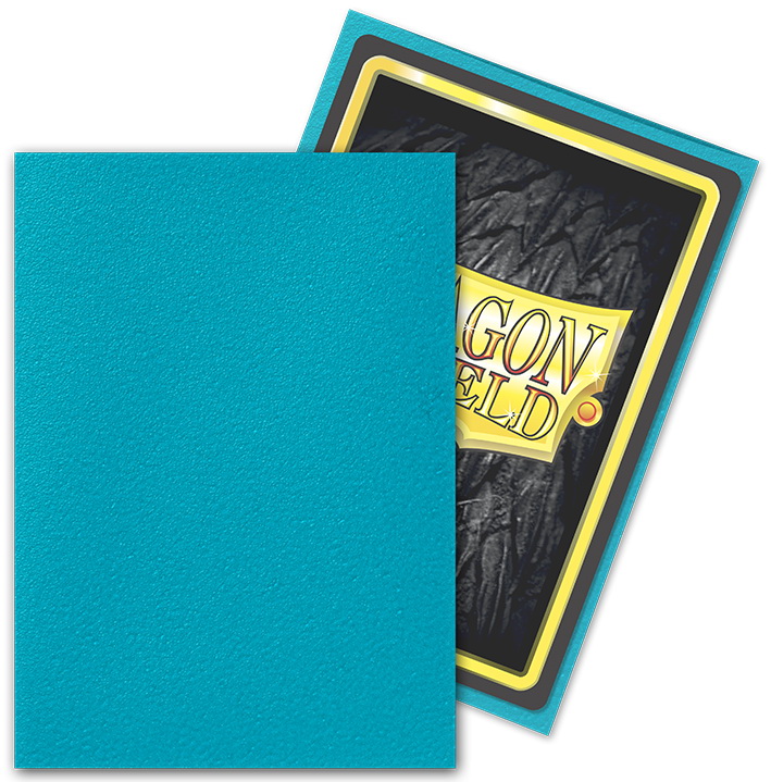 Dragon Shield - Confezione 100 Sleeves Standard Matte Turquoise