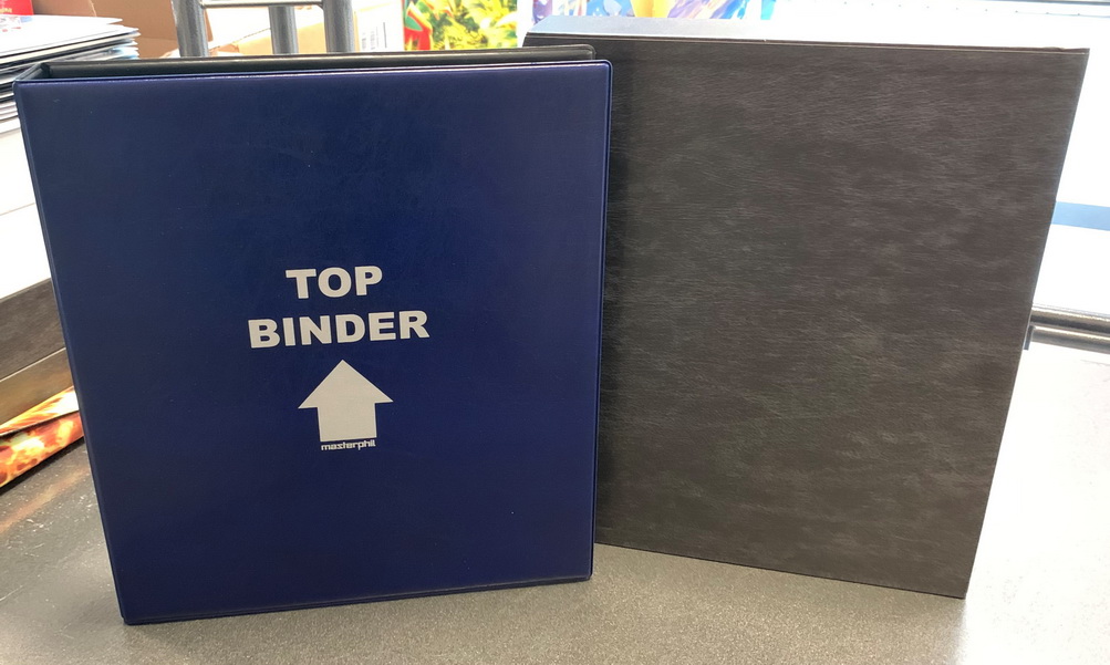 Masterphil - TOPBINDER Bundle Toploader Cards Collection Blue (con 20 fogli)