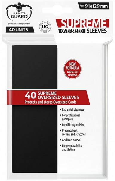 Ultimate Guard - Supreme Oversized Sleeves Confezione 40 Sleeves 91x129 mm