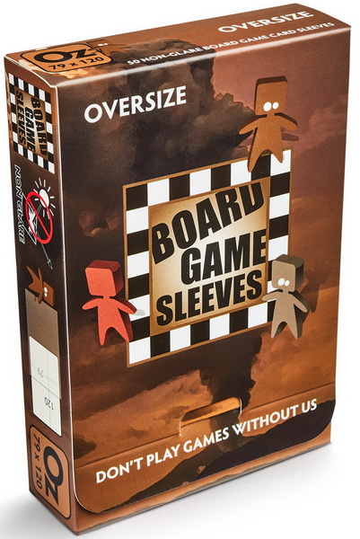 Arcane Tinmen - Confezione 50 non-glare (opache) Board Game Sleeves Oversize 79x120 mm