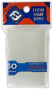 Fantasy Flight Supply - Confezione 50 Board Game Sleeves Mini European Board Game 44x68 mm