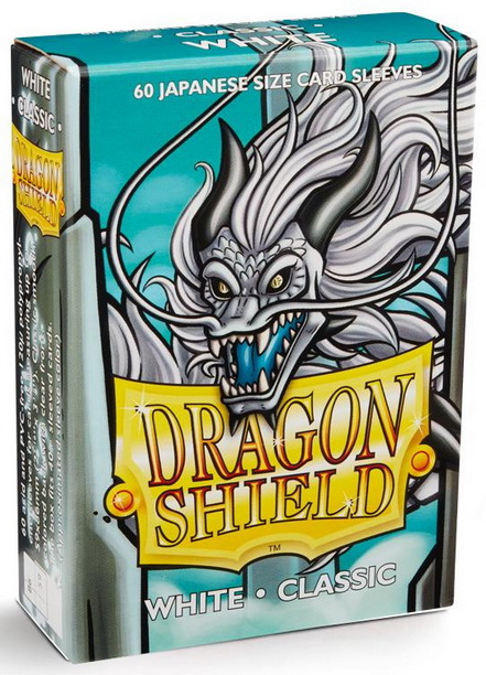 Dragon Shield - Confezione 60 Sleeves Japanese Size Classic White