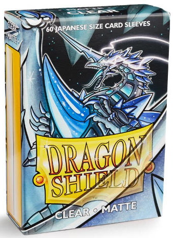 Dragon Shield - Confezione 60 Sleeves Japanese Size Matte Clear
