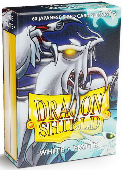 Dragon Shield - Confezione 60 Sleeves Japanese Size Matte White