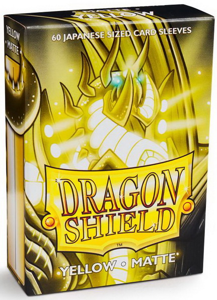 Dragon Shield - Confezione 60 Sleeves Japanese Size Matte Yellow